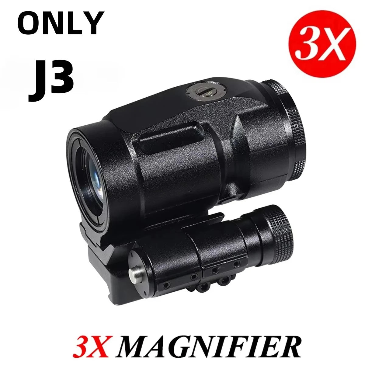 Lunette de Visée Combo Red Dot R5 + Magnifier J3 3X pour Rail 20 mm - BLACKBEARD OUTDOOR INDUSTRIES