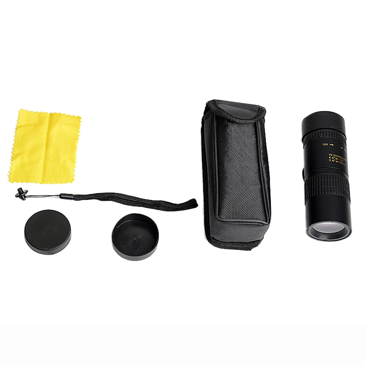 Longues-Vues Monoculaire 10-300x40 HD avec Prismes BAK4 – Télescope Portable Haute Définition pour Chasse, Camping et Observation à Longue Distance - BLACKBEARD OUTDOOR INDUSTRIES
