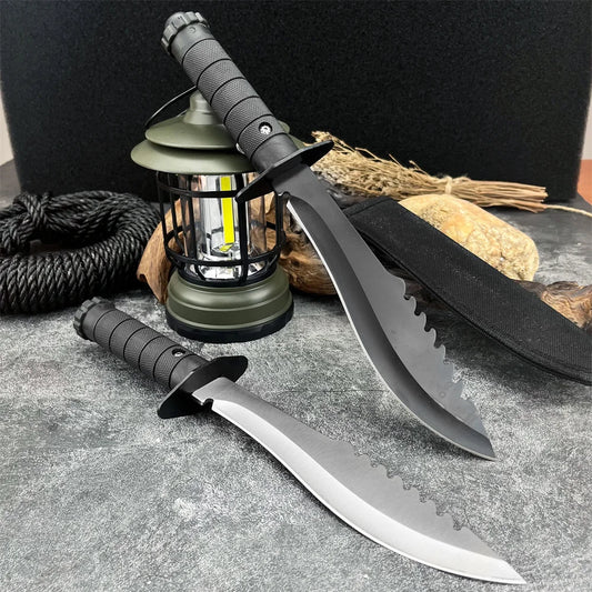 Couteau Fixe War Wolf – Lame Droite Haute Dureté pour Outdoor et Survie - BLACKBEARD OUTDOOR INDUSTRIES