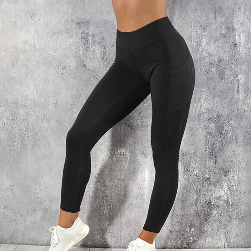 Legging de Yoga Femme Grande Taille avec Poches - BLACKBEARD OUTDOOR INDUSTRIES