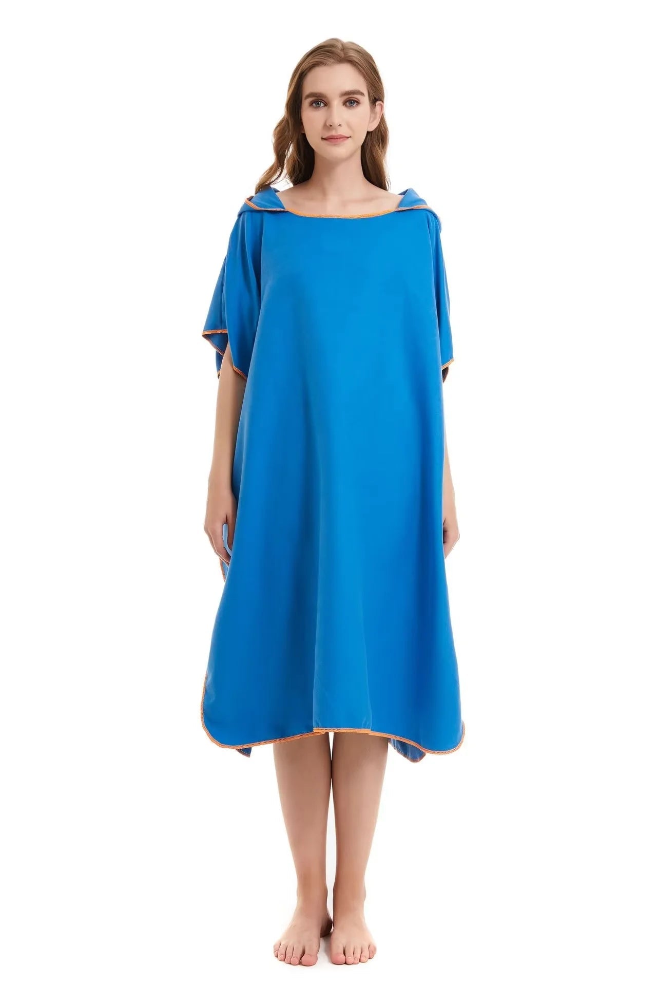 Poncho de Surf avec Capuche – Serviette Microfibre Multifonctionnelle pour la Plage, le Bain et le Changement de Combinaison BLACKBEARD OUTDOOR INDUSTRIES