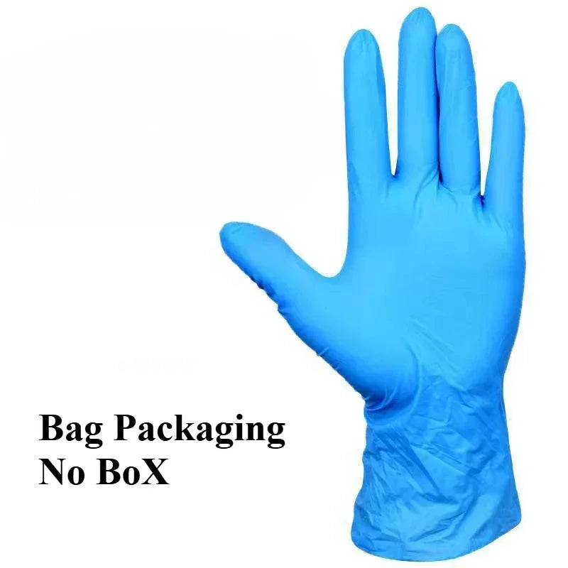 Gants en Nitrile Bleus - Gants Jetables pour le Nettoyage de Cuisine, Vaisselle et Travail - BLACKBEARD OUTDOOR INDUSTRIES