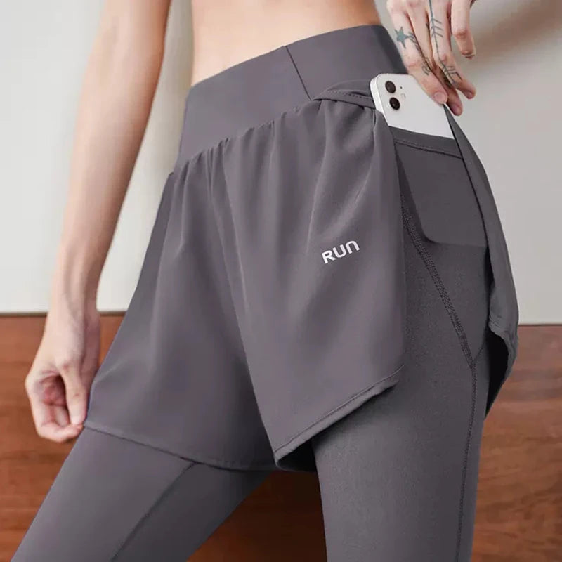 Leggings de Sport Femme avec Poche – Taille Élastique Haute, Yoga, Fitness, Cyclisme, Course - BLACKBEARD OUTDOOR INDUSTRIES