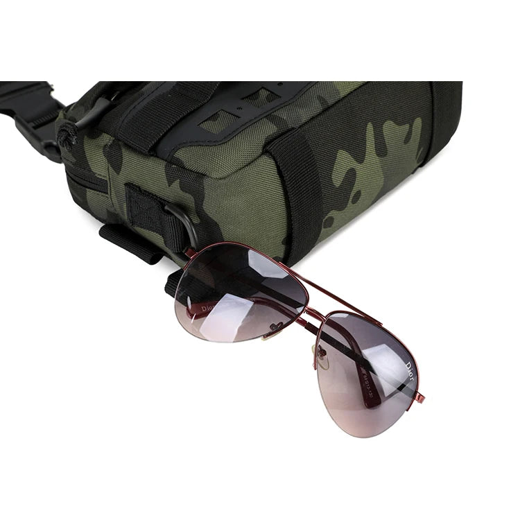 Sac tactique compact à porter sur la poitrine – Unisex, avec multiples poches pour un rangement sécurisé des équipements, accessoires et essentiels - BLACKBEARD OUTDOOR INDUSTRIES