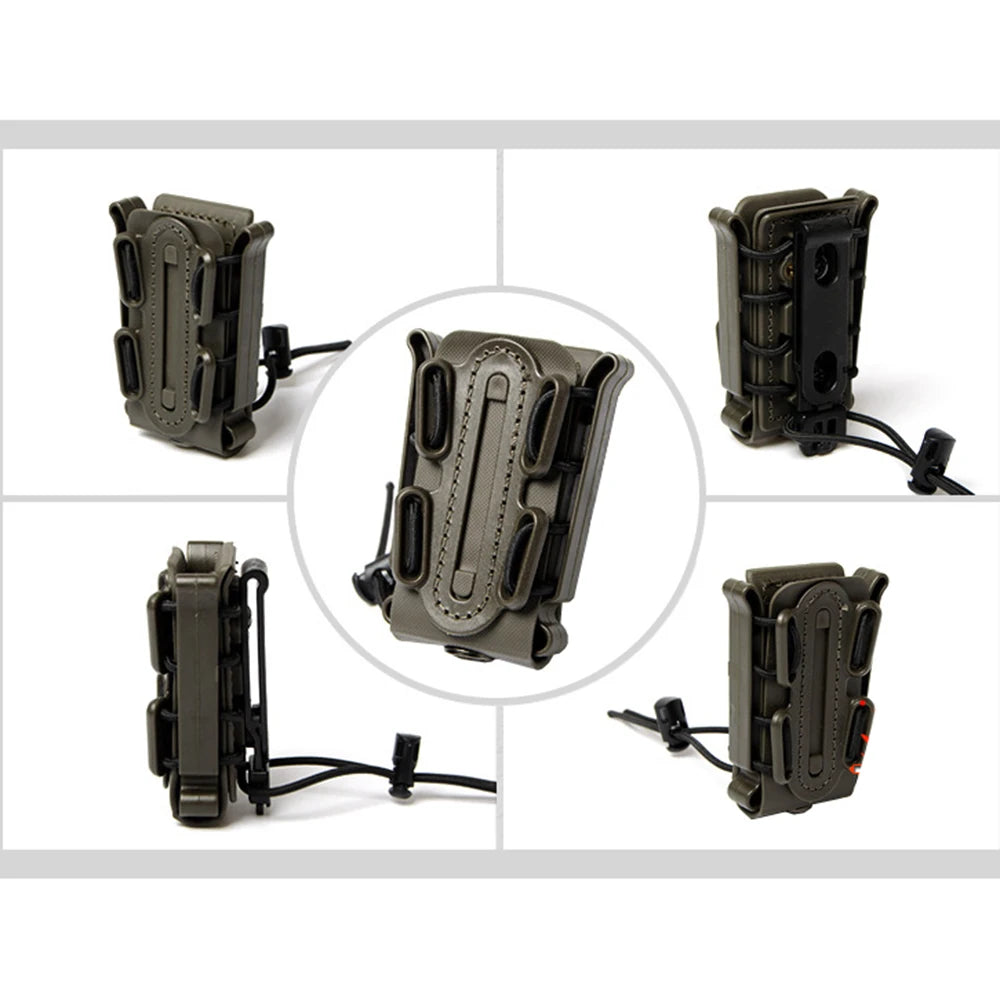 Poche à Chargeur Tactique Molle pour Magasin de Pistolet 9mm avec Clip de Ceinture (Compatible G17, G19, M9, P226) BLACKBEARD OUTDOOR INDUSTRIES