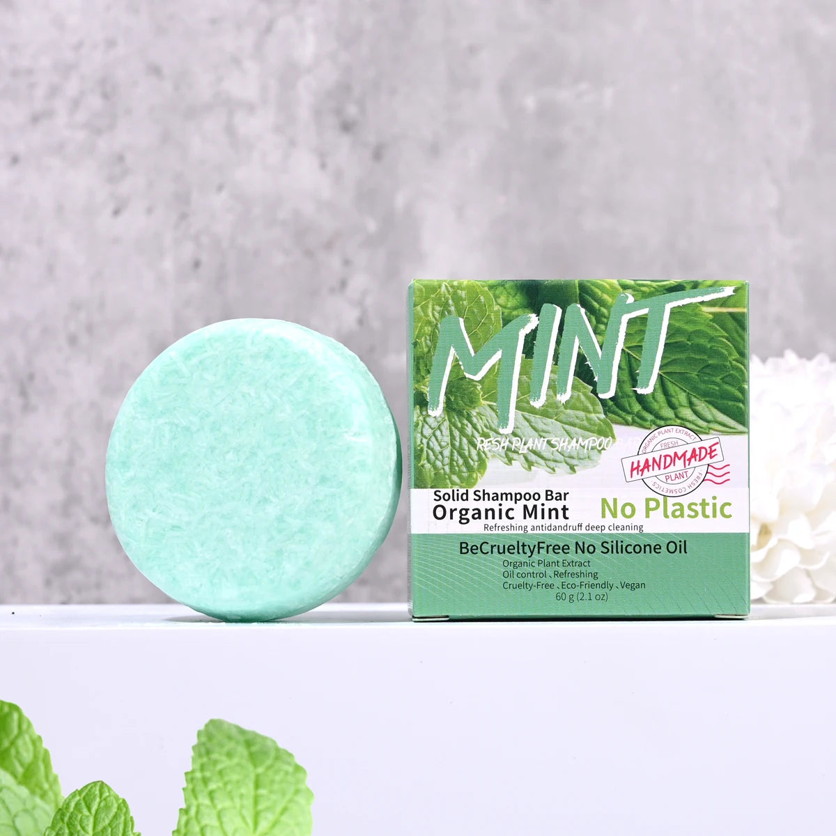 Shampooing Solide Rafraîchissant à la Menthe – Soin Capillaire Tonifiant & Naturel - BLACKBEARD OUTDOOR INDUSTRIES