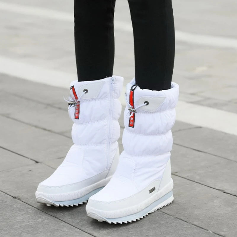 Bottes d’Hiver Femme à Plateforme – Chaudes, Antidérapantes, Mi-Mollet – Style Élégant et Confort Assuré - BLACKBEARD OUTDOOR INDUSTRIES