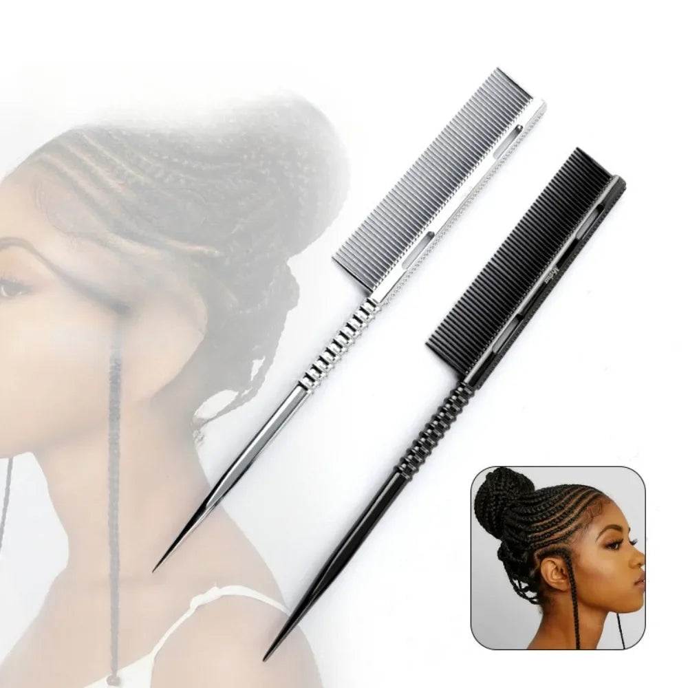 Peigne à Queue en Aluminium – Coiffure & Coupe | Accessoire de Salon pour Hommes et Femmes - BLACKBEARD OUTDOOR INDUSTRIES