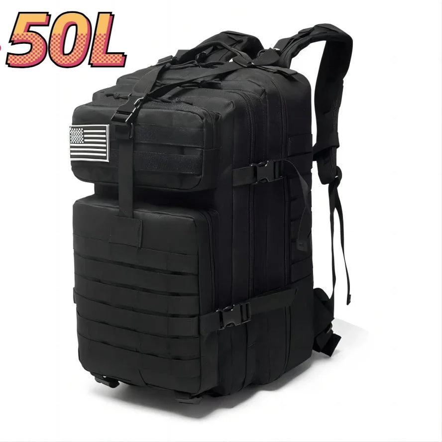Thuram Sac à Dos Nylon 1000D Imperméable 30L/50L – Trekking, Pêche, Chasse, Camping, Randonnée - BLACKBEARD OUTDOOR INDUSTRIES