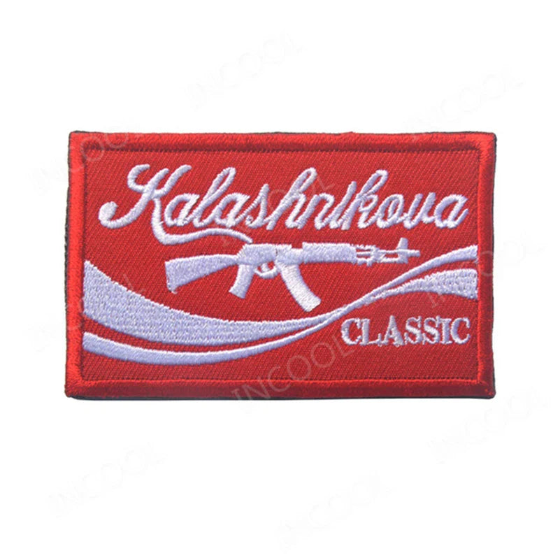 Patch Brodé Russie Soviétique – Bande Noire et Jaune Réfléchissante Infrarouge - BLACKBEARD OUTDOOR INDUSTRIES