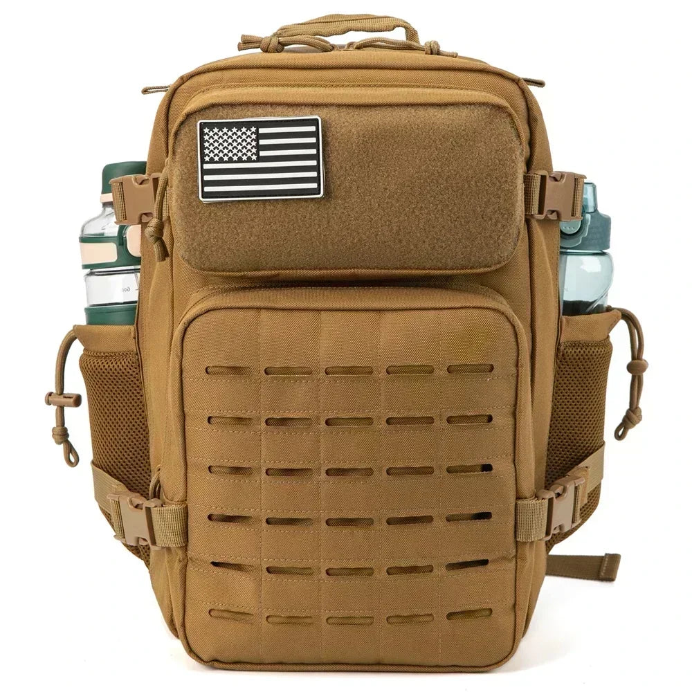 Sac à Dos Tactique Outdoor 25L/45L – Laser Cut MOLLE, Rucksack Polyvalent pour Homme et Femme - BLACKBEARD OUTDOOR INDUSTRIES