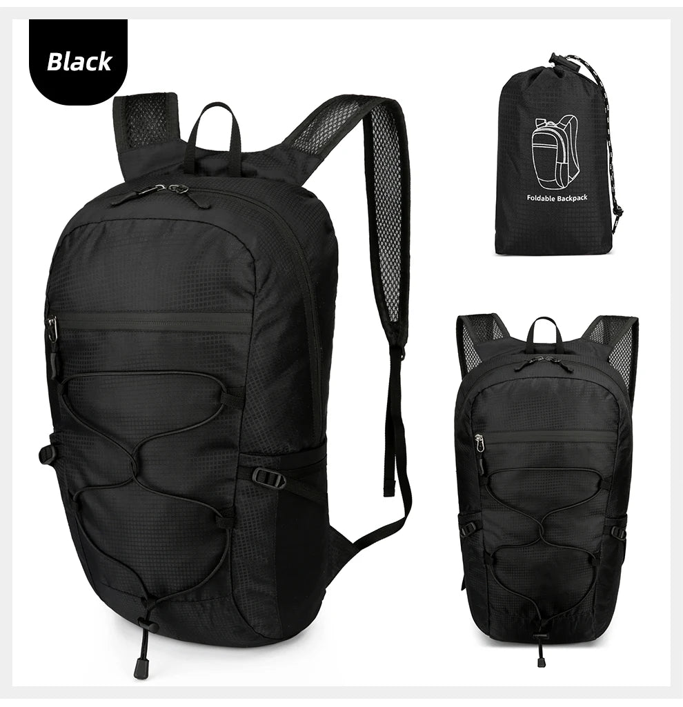 Sac à Dos Pliable Ultraléger – Sac à Dos Outdoor Polyvalent pour Randonnée, Escalade & Voyage - BLACKBEARD OUTDOOR INDUSTRIES
