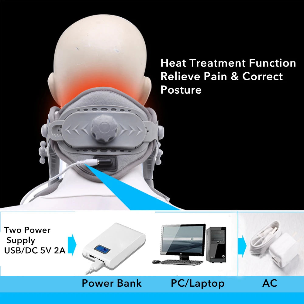 Dispositif de Traction Cervicale Médicale Chauffant - Collier Cervical - BLACKBEARD OUTDOOR INDUSTRIES