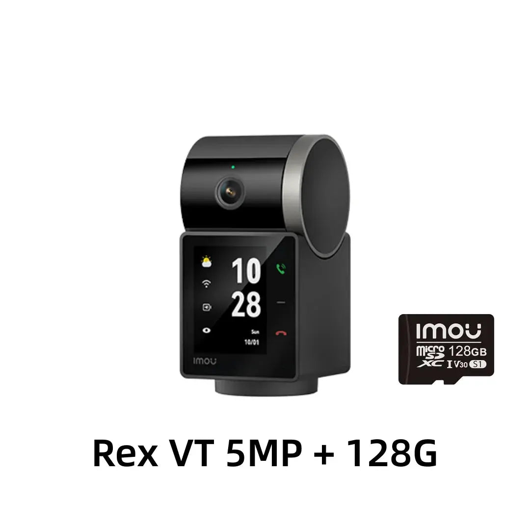 Caméra de Surveillance Intérieure IMOU REX VT – 5MP 3K avec Écran Sécurité 2,4", Détection Humaine & Animale, Audio Bidirectionnel et Vision 360° Ma boutique