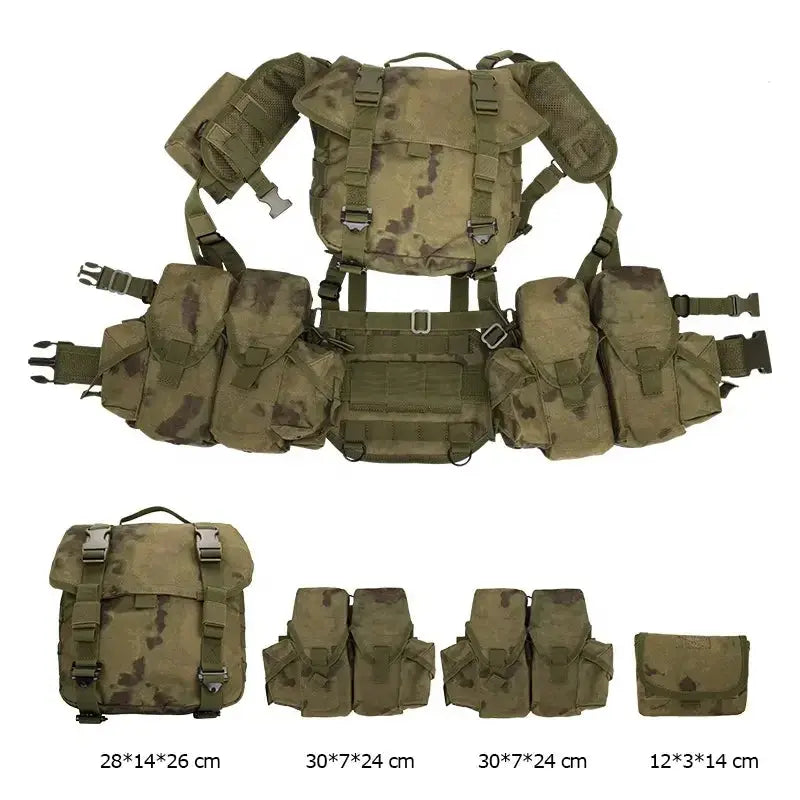 Gilet Tactique Russe SMERSH – Système Modulaire avec Pochettes Détachables Ma boutique