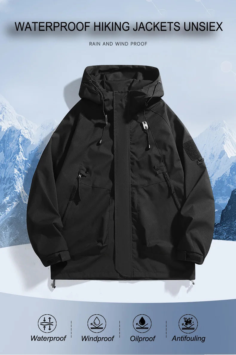 Veste Imperméable Unisexe CHRLCK – Coupe-Vent Respirante et Séchage Rapide pour Randonnée, Pêche et Camping - BLACKBEARD OUTDOOR INDUSTRIES