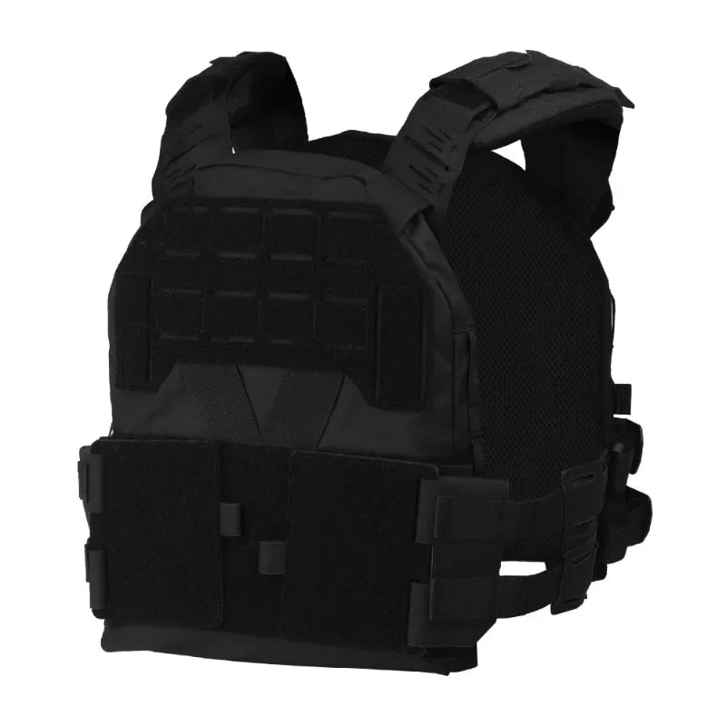 Gilet Tactique KZ Plate Carrier - Profil Bas, Léger, Ajustable, avec MOLLE et Système de Libération Rapide – Gilet de Combat pour Airsoft et Chasse - BLACKBEARD OUTDOOR INDUSTRIES
