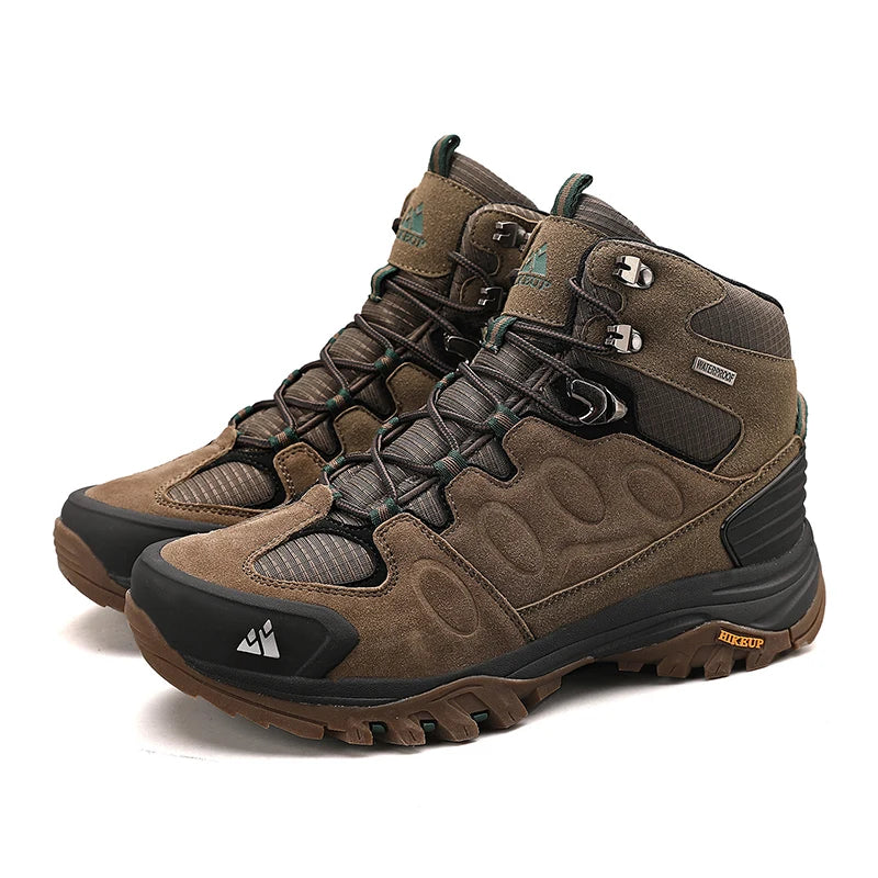 Bottes de Randonnée Hautes pour Homme – Chaussures Outdoor d’Hiver, Lacets, Antidérapantes, Confortables et Chaudes, Idéales pour Trekking et Activités Sportives - BLACKBEARD OUTDOOR INDUSTRIES