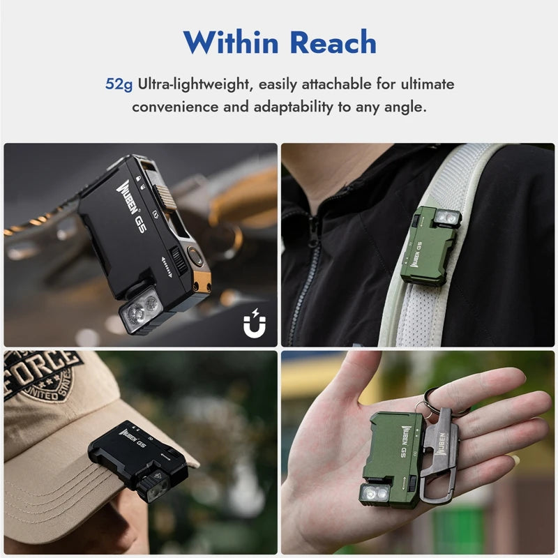 WUBEN G5 Flashlight 400Lumens Ma boutique