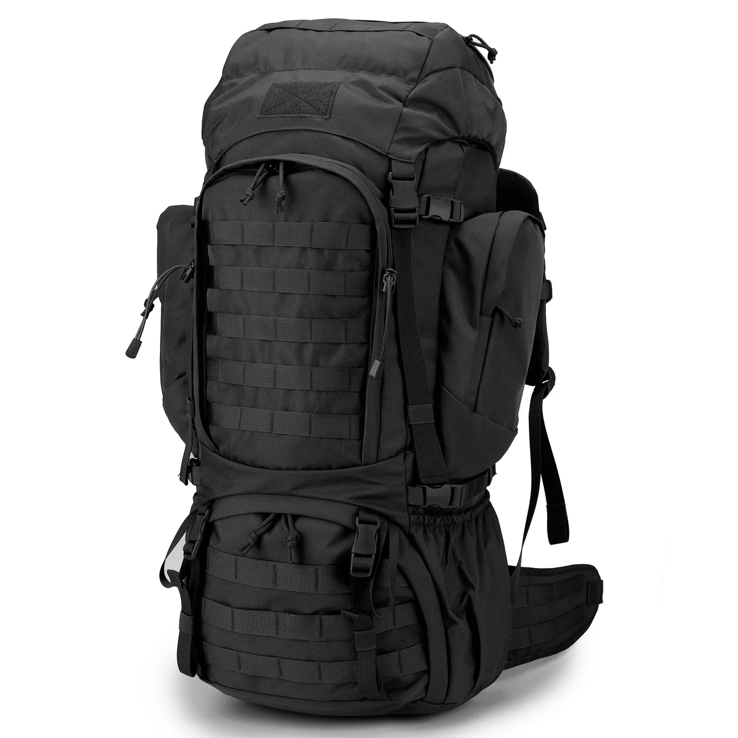 Sac à dos tactique 60L avec Housse de Pluie – pour Camping, Randonnée et Bushcraft. - BLACKBEARD OUTDOOR INDUSTRIES