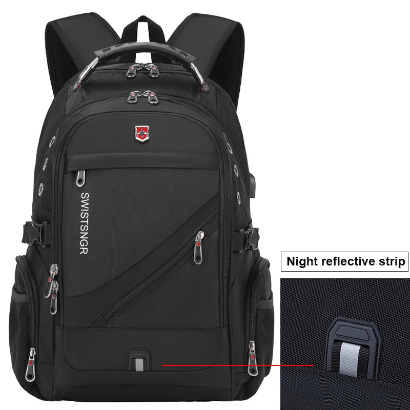 Sac à Dos Ordinateur Étanche 2025 – 17"/20" | Grande Capacité, USB, Antivol | Homme & Femme - BLACKBEARD OUTDOOR INDUSTRIES