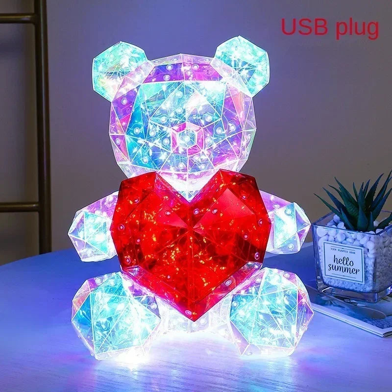Teddy Bear Romantic ours lumineux Ma boutique