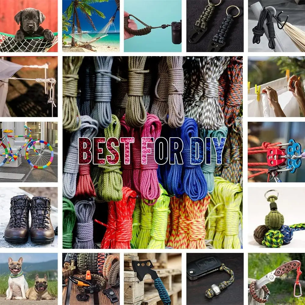 Corde Paracorde 9 Brins – 650 lb – Diamètre 4 mm – 5/15/31 mètres - BLACKBEARD OUTDOOR INDUSTRIES