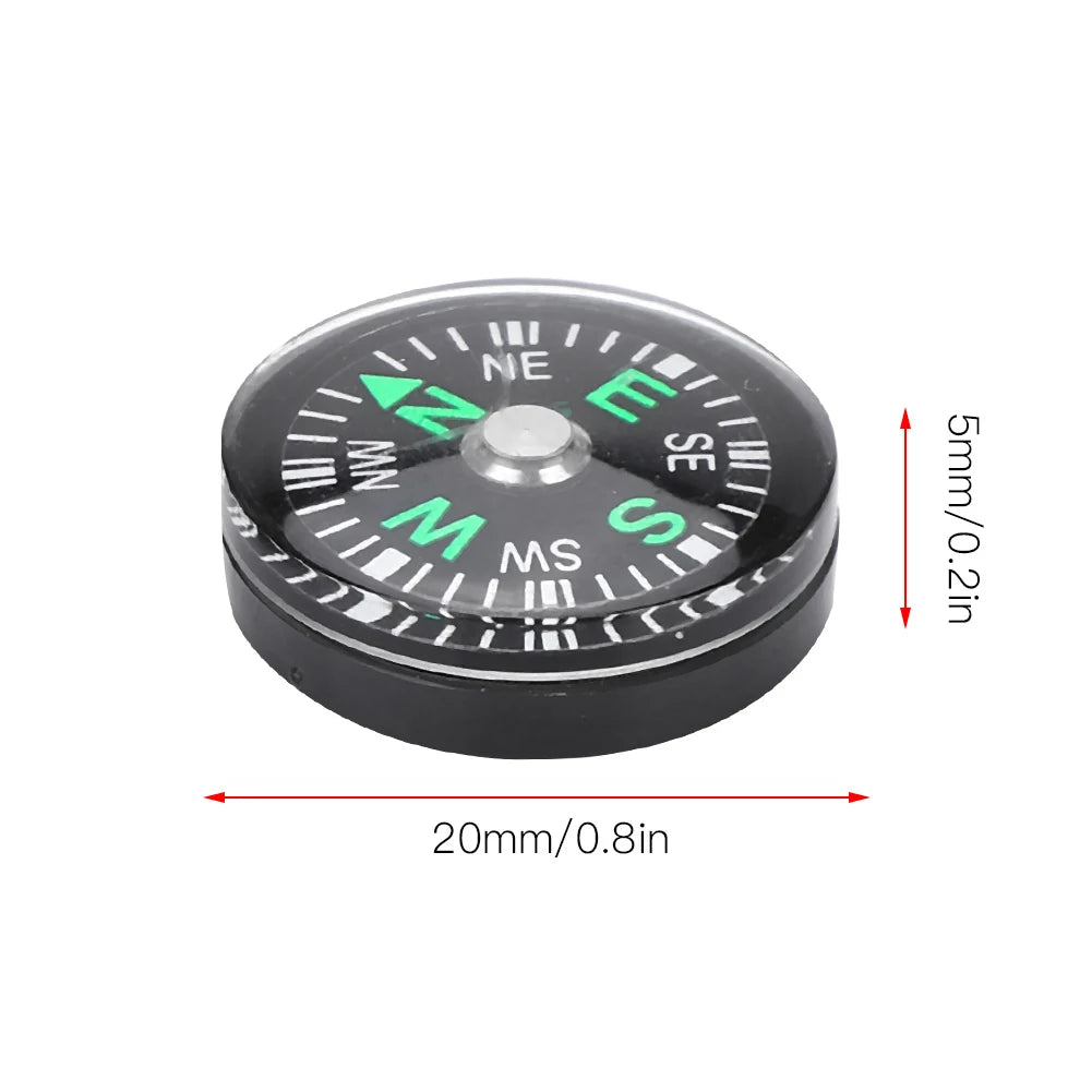 12 Pcs Mini Boussoles de Poche 20mm – Compas à Huile pour Randonnée, Camping et Activités Outdoor - BLACKBEARD OUTDOOR INDUSTRIES