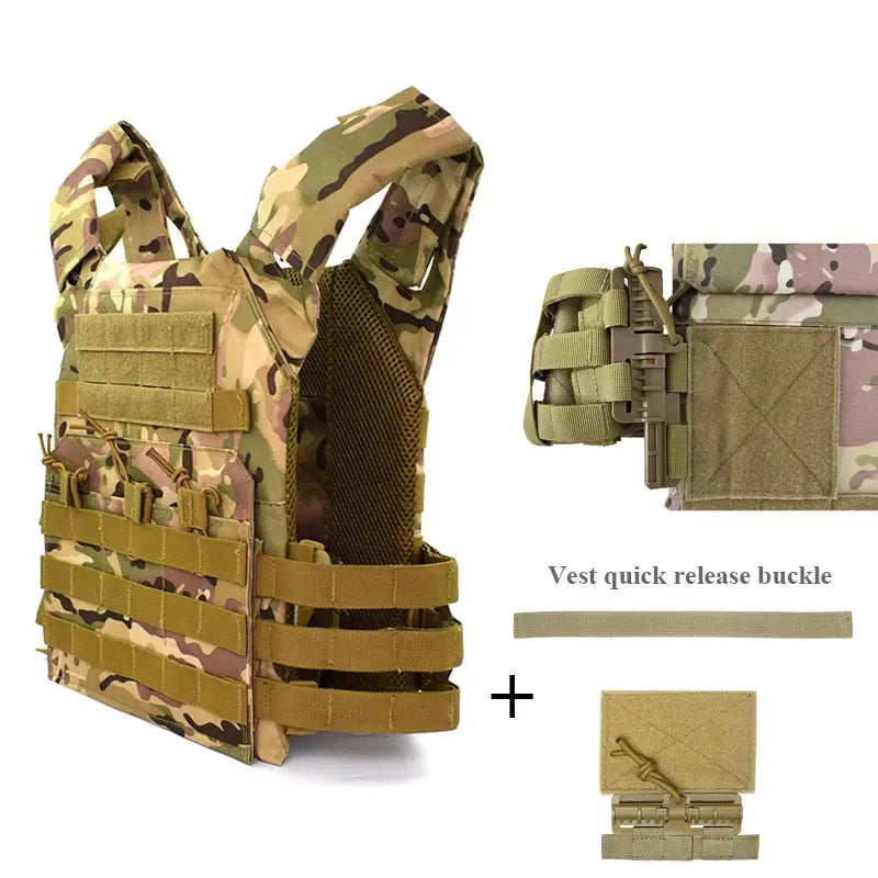 RUIN HAWK JPC Plate Carrier — Gilet Porte-Plaques Tactique MOLLE Ultra-Léger Ma boutique