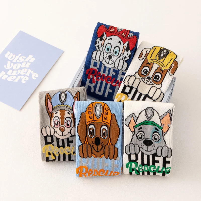 5 paires chaussettes paw patrol enfants 3/6ans Ma boutique