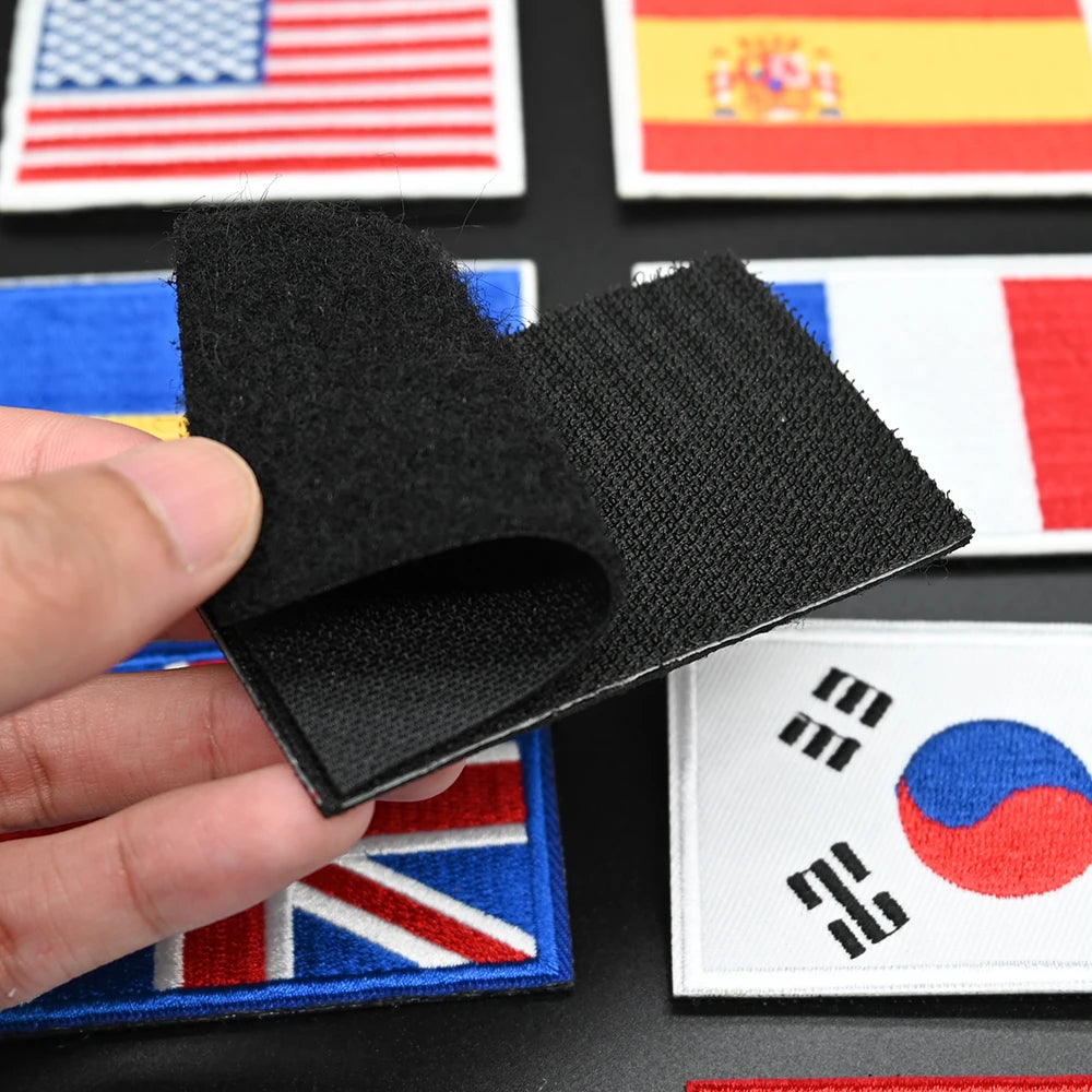 Patches Drapeaux Brodés Tactiques – international - BLACKBEARD OUTDOOR INDUSTRIES