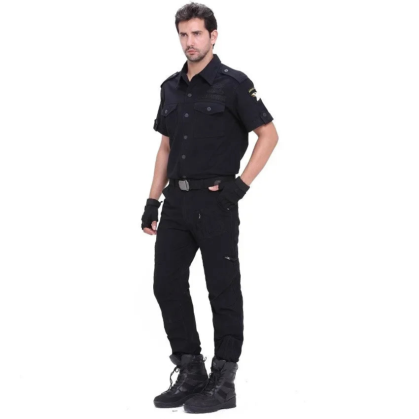 Pantalon Cargo Homme – Coton Résistant, Multi-Poches, Style Militaire et Décontracté - BLACKBEARD OUTDOOR INDUSTRIES
