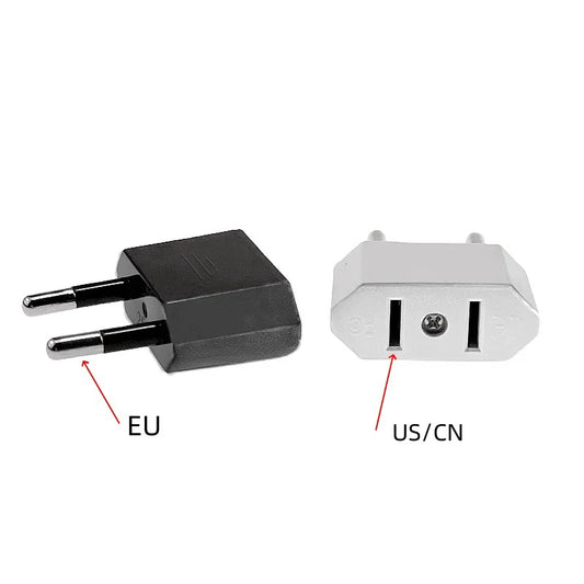 EU Travel Plug Adapter – Convertisseur American CN/US vers EU Euro Power Plug - BLACKBEARD OUTDOOR INDUSTRIES