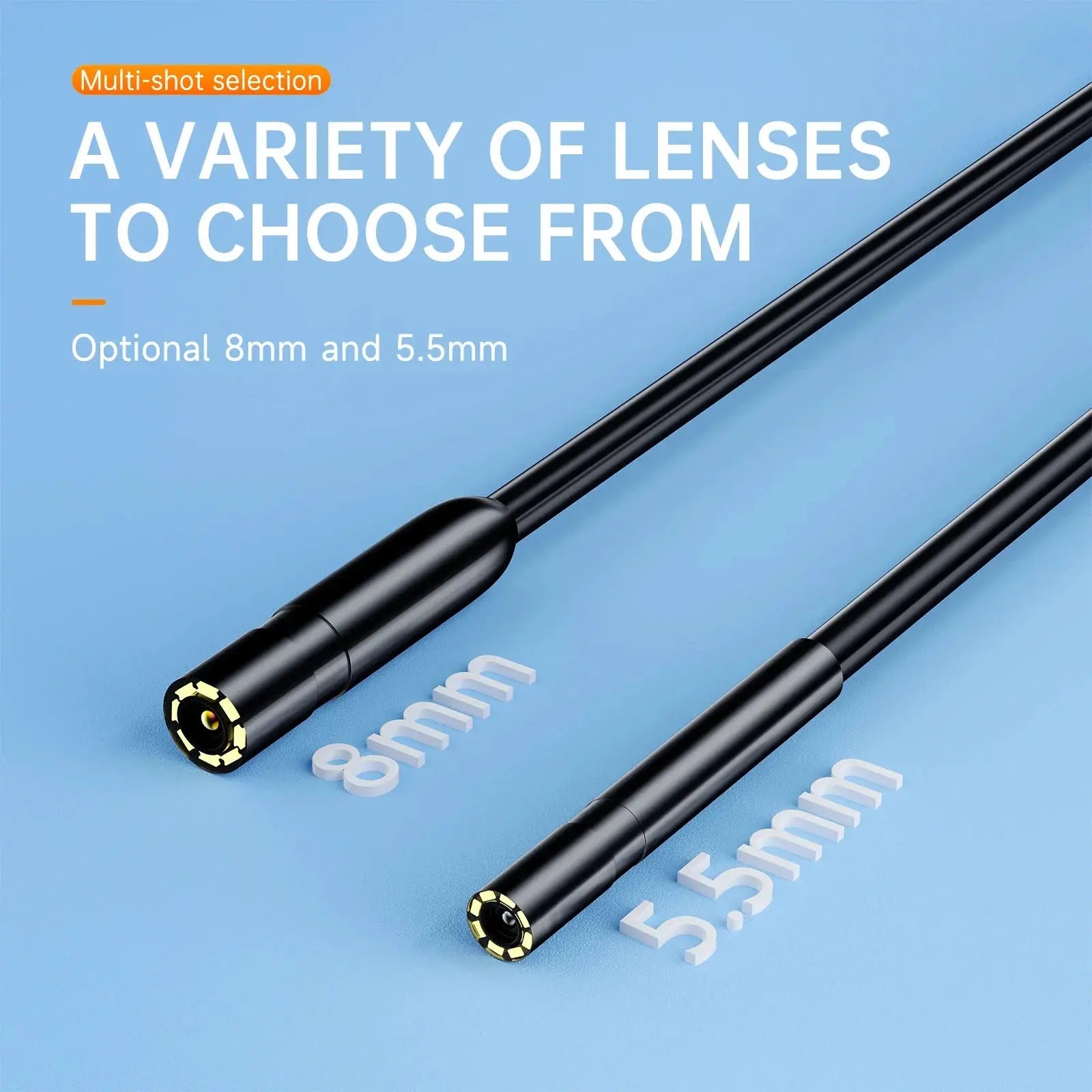 Caméra Endoscope 5.5/8mm pour Smartphone Android & iPhone | Inspection Automobile & Canalisation | Étanche IP67 | HD 3MP Ma boutique