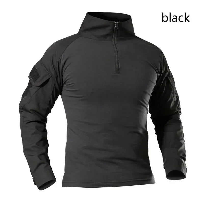 🪖 Chemise de Combat Camouflage Homme – TOMITANY Airsoft | Paintball | Randonnée | Tactique | Manches longues - BLACKBEARD OUTDOOR INDUSTRIES