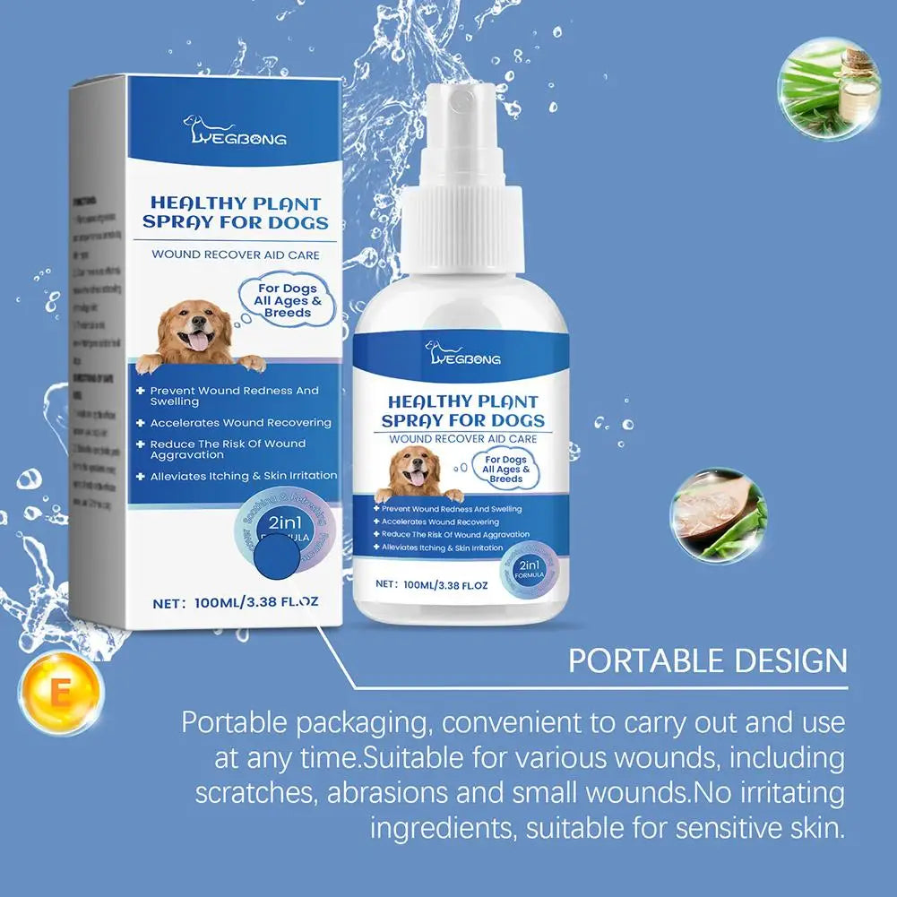 Spray de Soins pour Animaux - Réparation de Peau, Traitement des Démangeaisons et des Plaies - 100ml - BLACKBEARD OUTDOOR INDUSTRIES