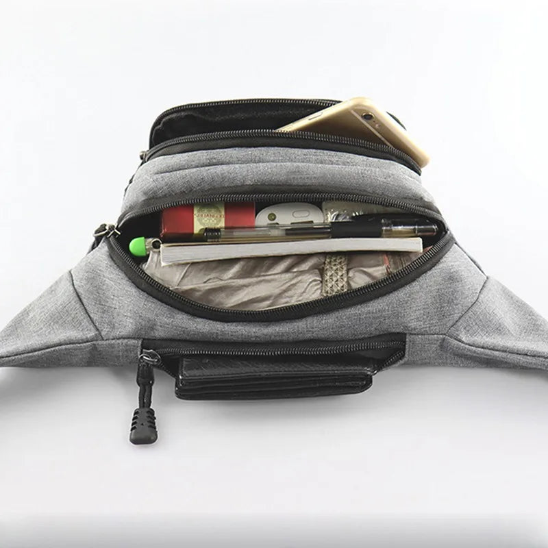 Sac Banane Homme Étanche – Style Coréen, Toile Oxford, Multi-usage - BLACKBEARD OUTDOOR INDUSTRIES
