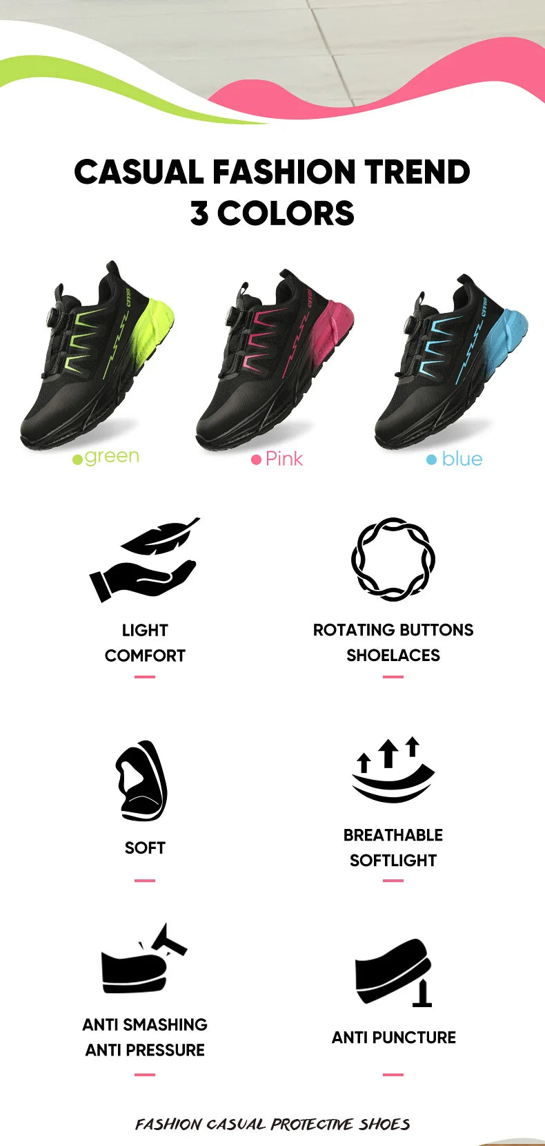 Chaussures de Sécurité Femme – Embout Acier Antichoc – Ultra Légères et Respirantes – Antiperforation & Confortables - BLACKBEARD OUTDOOR INDUSTRIES