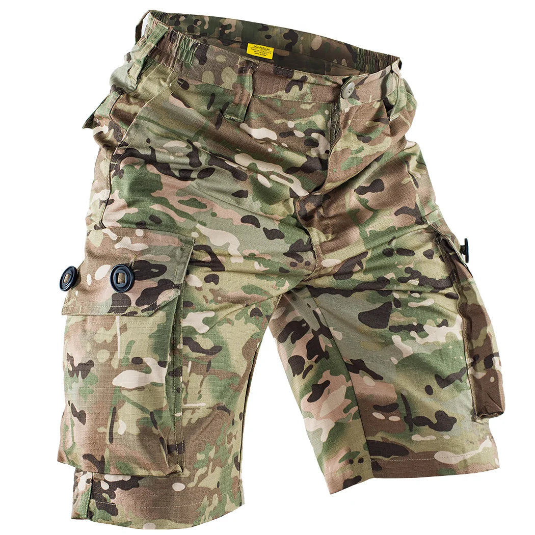 Shorts Tactiques – Cargo Résistants Multi-Poches pour Randonnée, Trekking et Activités Outdoor Estivales - BLACKBEARD OUTDOOR INDUSTRIES