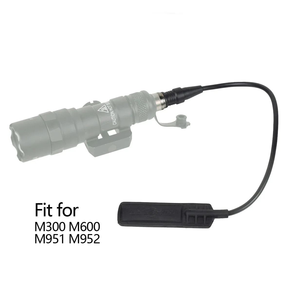 Interrupteur à Plaque de Pression pour Lampe Scout – Montage Rail M-LOK / KeyMod / Picatinny – Compatible SF M600 / M300 Ma boutique
