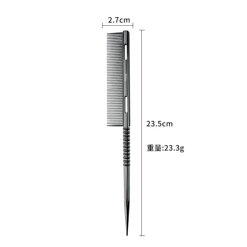 Peigne à Queue en Aluminium – Coiffure & Coupe | Accessoire de Salon pour Hommes et Femmes - BLACKBEARD OUTDOOR INDUSTRIES