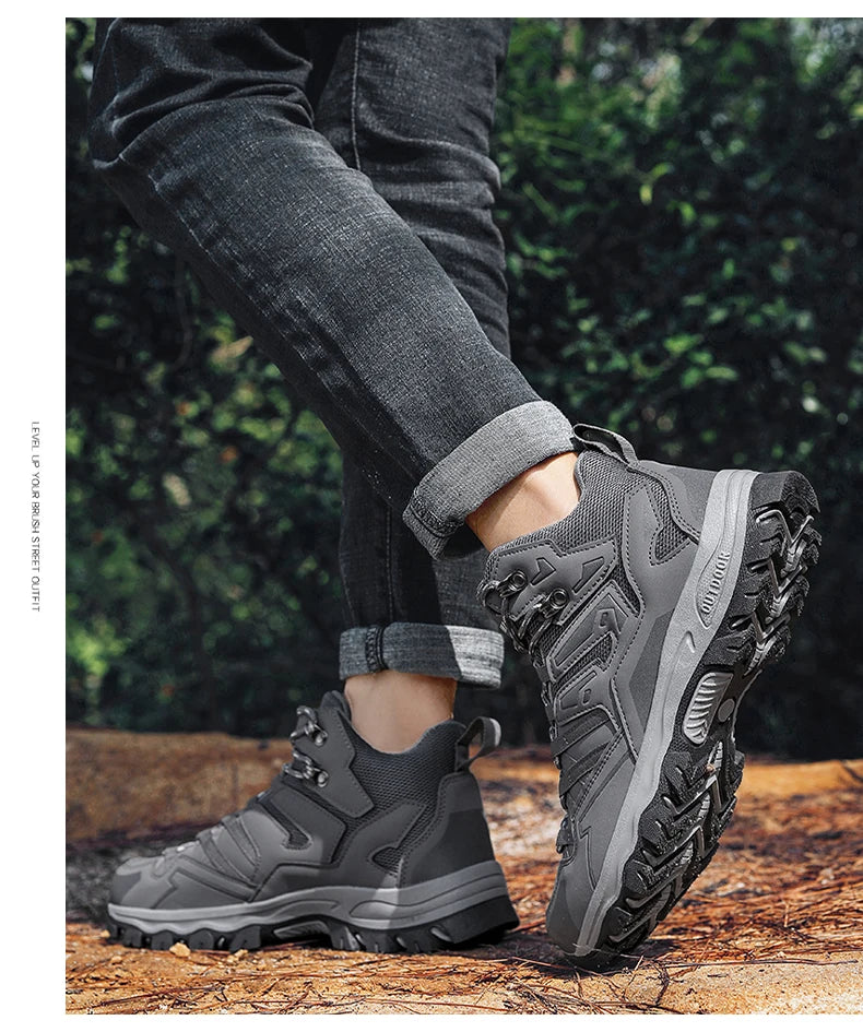 Chaussures de Randonnée Unisexes Anti-dérapantes Hautes - Grande Taille, Confort et Style pour l'Outdoor BLACKBEARD OUTDOOR INDUSTRIES