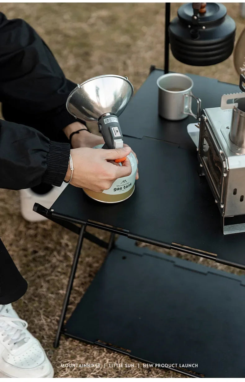 MOUNTAINHIKER Portable Mini Sun Gas Heating Stove Chauffage Gaz Portable Compact pour Camping et Activités Outdoor - BLACKBEARD OUTDOOR INDUSTRIES