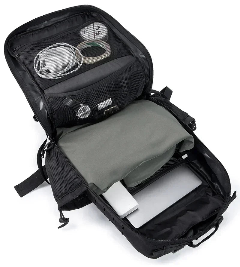 Sac à Dos Tactique Outdoor 25L/45L – Laser Cut MOLLE, Rucksack Polyvalent pour Homme et Femme - BLACKBEARD OUTDOOR INDUSTRIES