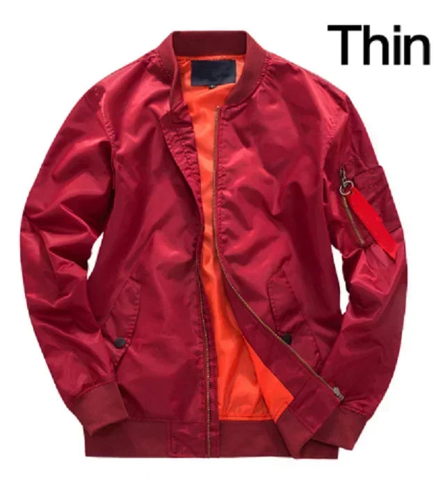 Veste Bomb MA1 Pilote Homme 2023 – Veste Baseball Épaissie Automne-Hiver, Coupe Casual et Militaire - BLACKBEARD OUTDOOR INDUSTRIES