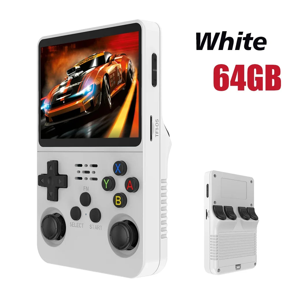 Console de Jeu Rétro Portable R36S – Écran IPS 3,5" – Système Linux – 64 Go / 128 Go – 15 000 Jeux Inclus - BLACKBEARD OUTDOOR INDUSTRIES