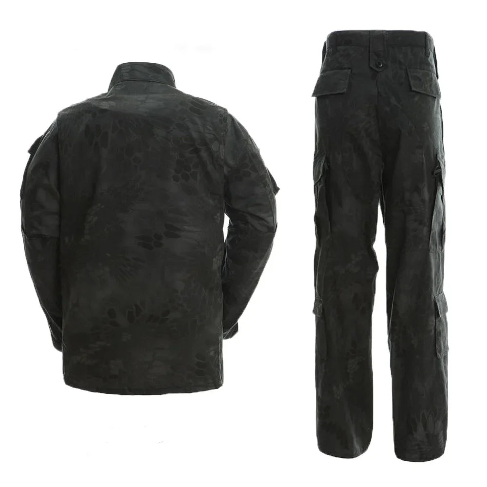 Uniforme Tactique BDU Camouflage Kryptek Mandrake - Vêtement de Terrain pour Entraînement et Chasse - BLACKBEARD OUTDOOR INDUSTRIES