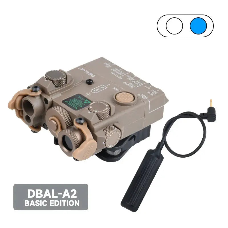🔦 DBAL-A2 Version Tactique – Laser Rouge, Vert ou Bleu + Support Lampe M300/M600 | Airsoft & Chasse Ma boutique