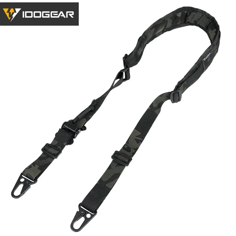 Sangle Tactique IDOGEAR – Modèle Slingster 2 Points – Ajustement Rapide – Coloris Ranger Green - BLACKBEARD OUTDOOR INDUSTRIES