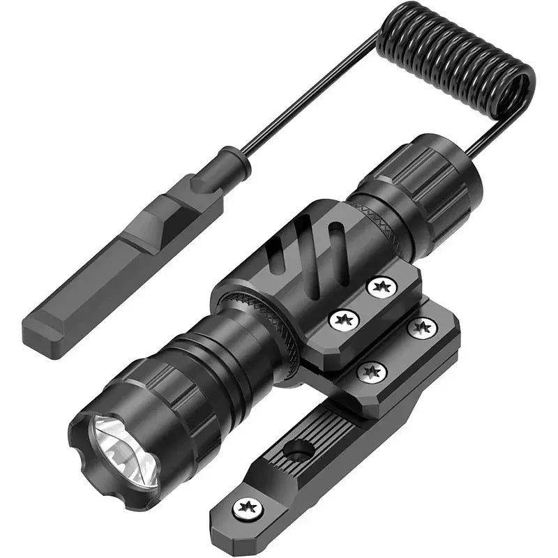 Lampe Tactique LED 800 Lumens | Monture Picatinny/M-LOK | Interrupteur à Pression Inclus | Batterie Rechargeable Ma boutique